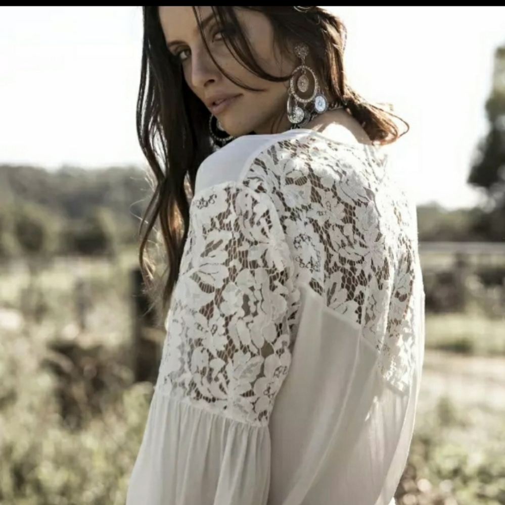 1 left🌼New boutique Button Front Dress - Picture 3 of 16